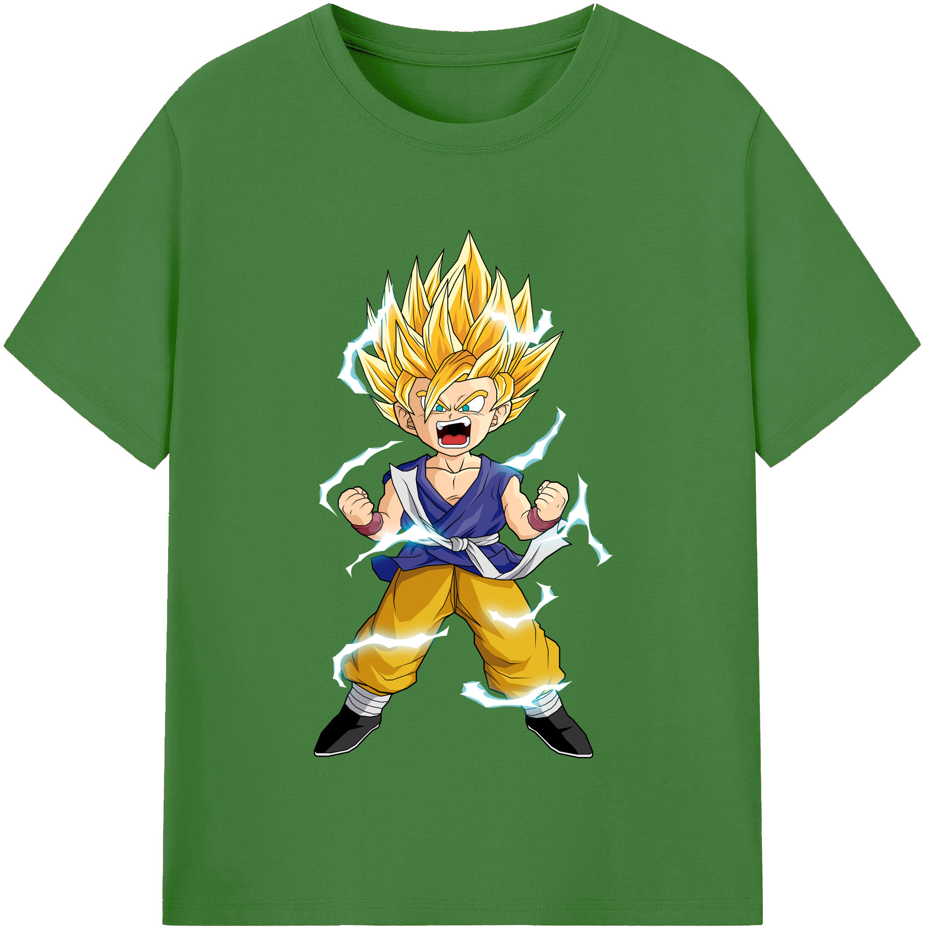 （画像用） ドラゴンボール 孫 悟飯（そんごはん）DRAGON BALL Son Gohan レディースカジュアルプリントTシャツ（綿100％）